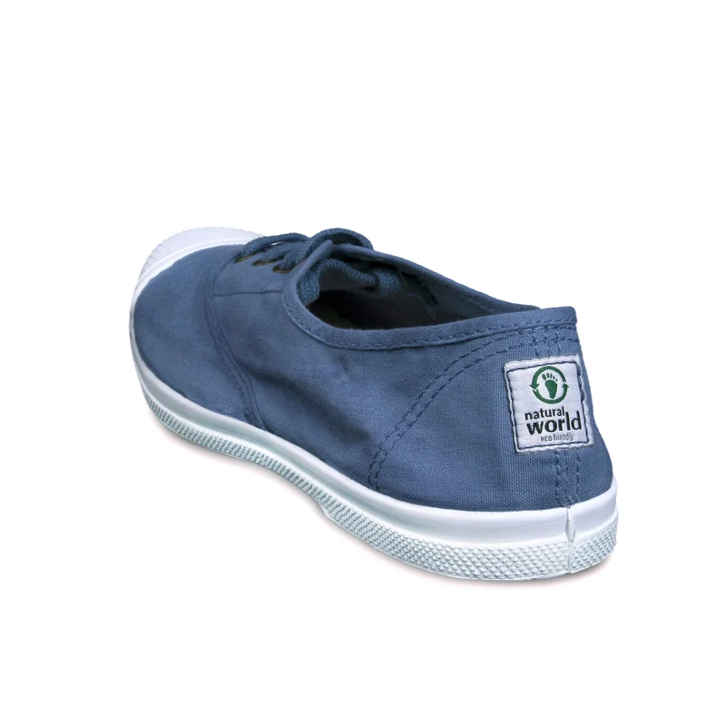 Zapatilla azul jeans LONA102 Natural World