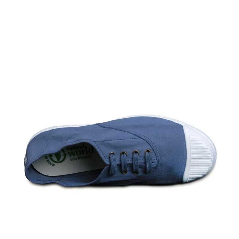 Zapatilla azul jeans LONA102 Natural World