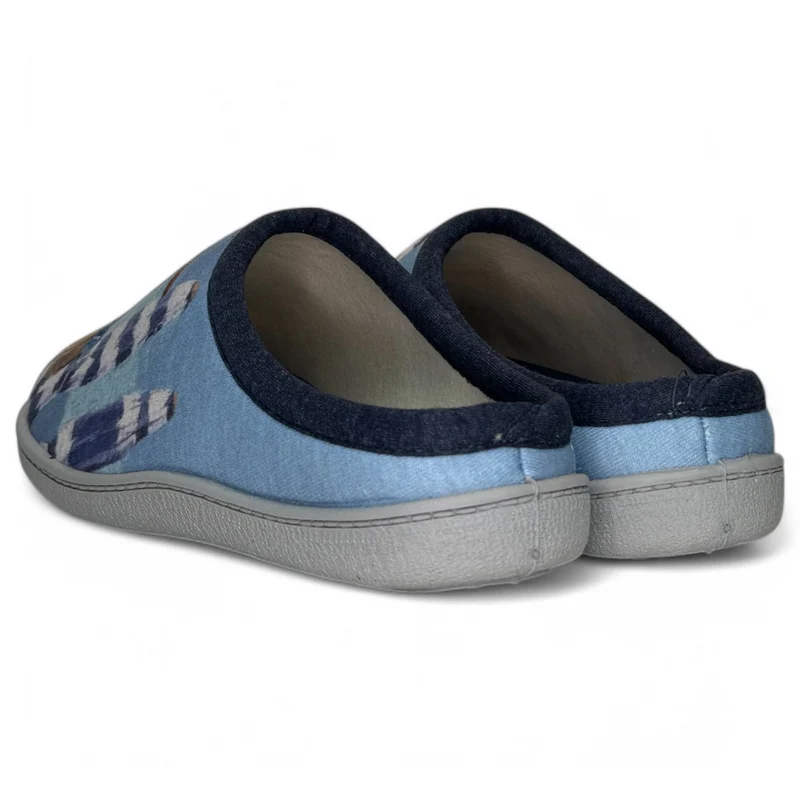 Zapatillas de Casa Plumaflex Chica Playa 12317 Azul