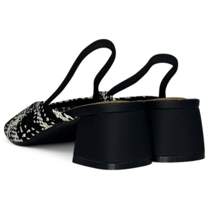 Salón Destalonado Corina Bicolor M5327 Negro Blanco