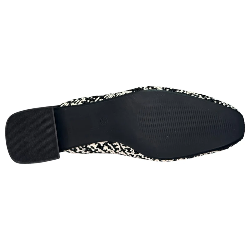 Salón Destalonado Corina Bicolor M5327 Negro Blanco