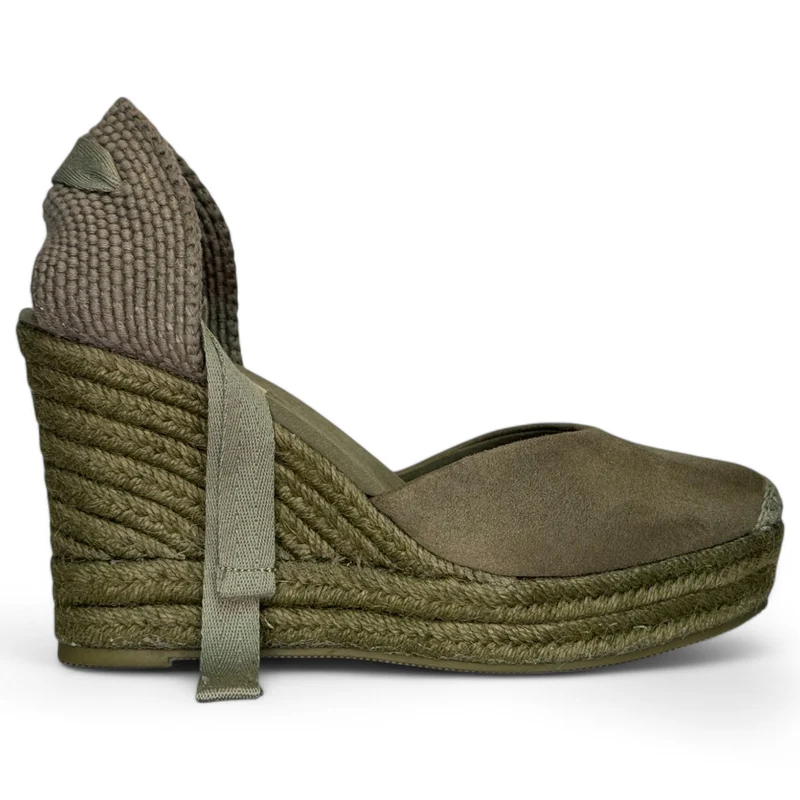 Alpargatas Corina Cuña M5388 Kaki