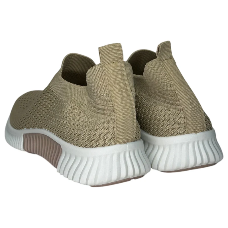 Deportivas Sin Cordones 6632 Beige