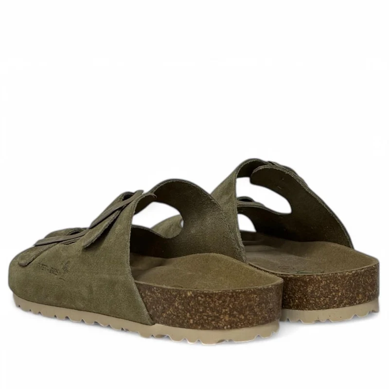 Sandalias Interbios 7600 Serraje Kaki
