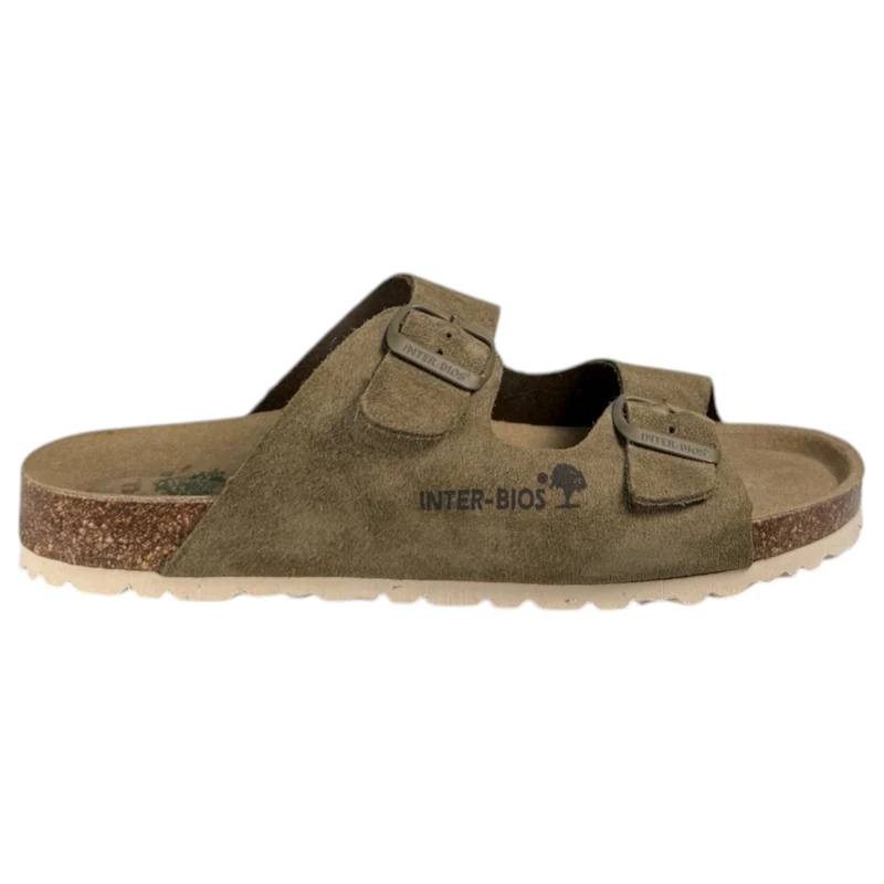 Sandalias Interbios 7600 Serraje Kaki