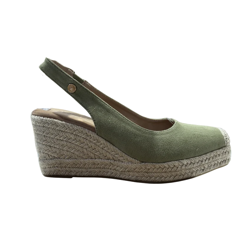 MUJER ESPARTO CUÑAS VERDES ROCIO