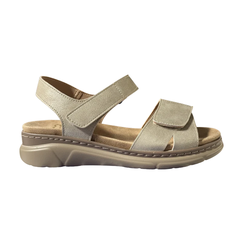 MUJER SANDALIA COMODO BEIGE