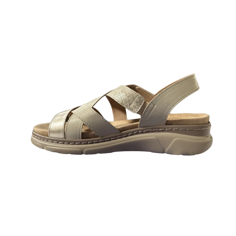 MUJER SANDALIA COMODO BEIGE
