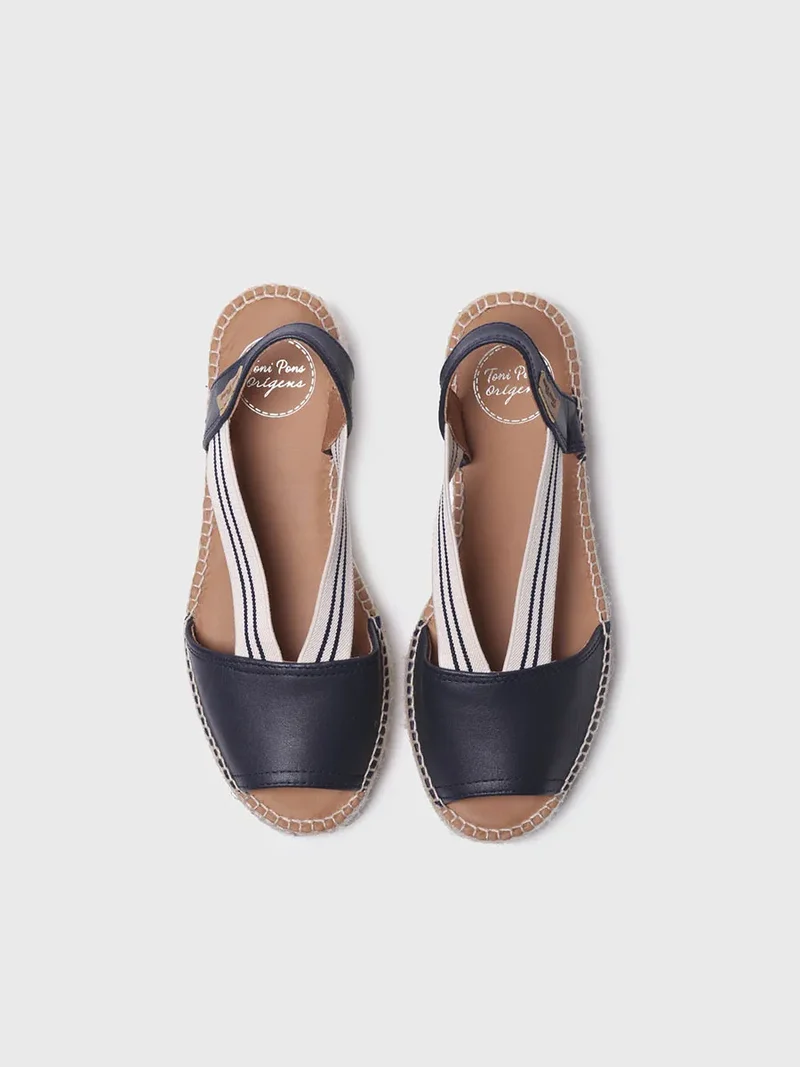 Sandalia de plataforma de yute para mujer | ESTEL-SW