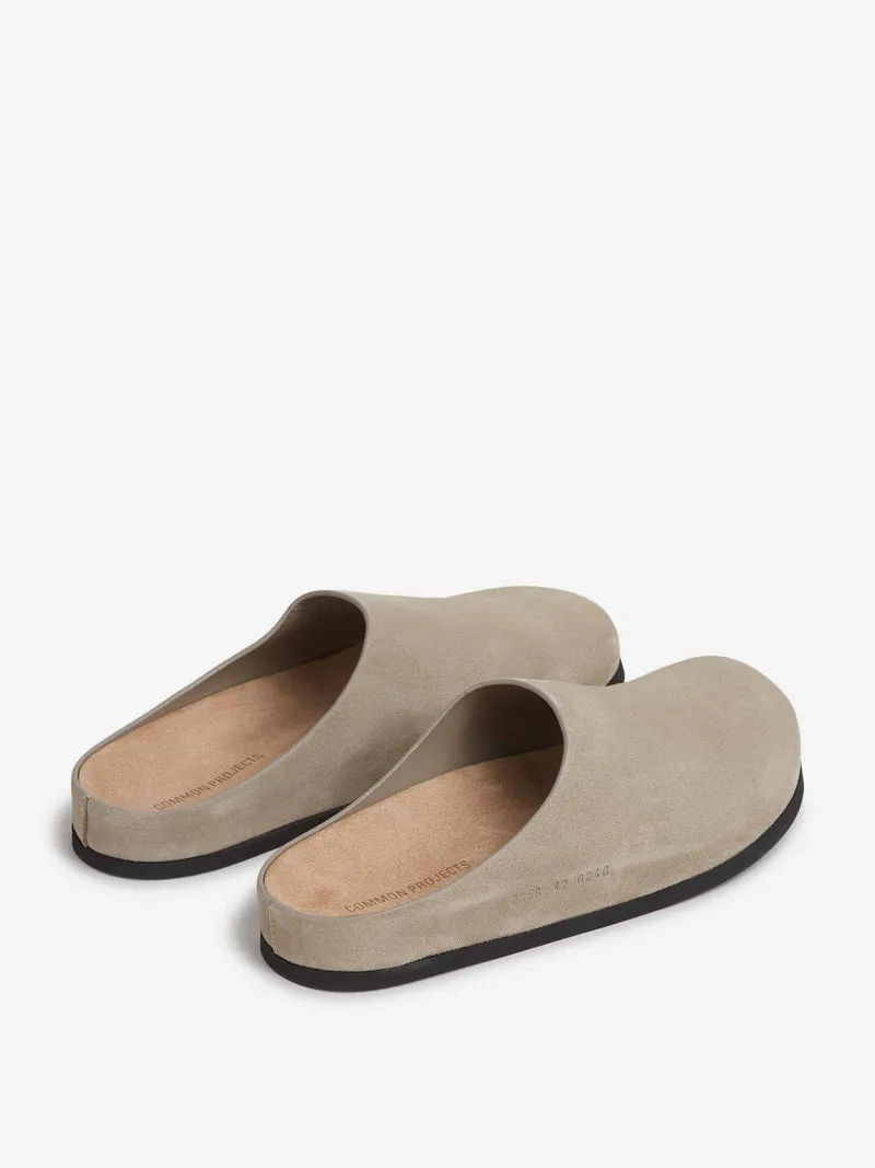 Zuecos Clog Suede