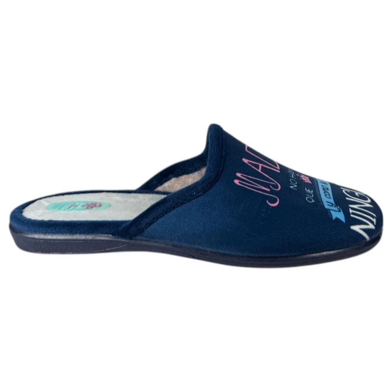 Zapatillas de Casa Natalia Gil Madre 5011 Marino
