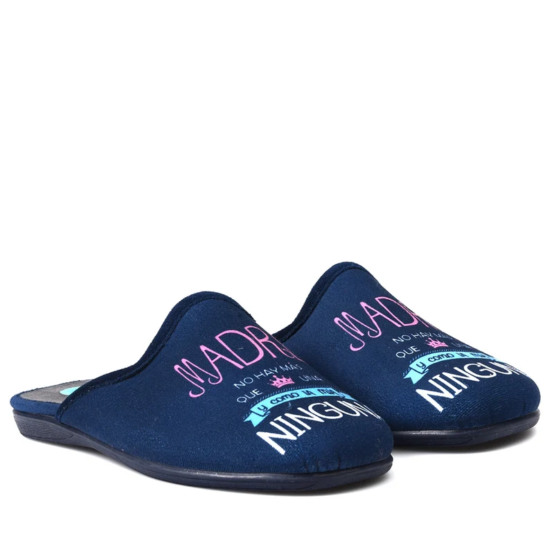 Zapatillas de Casa Natalia Gil Madre 5011 Marino