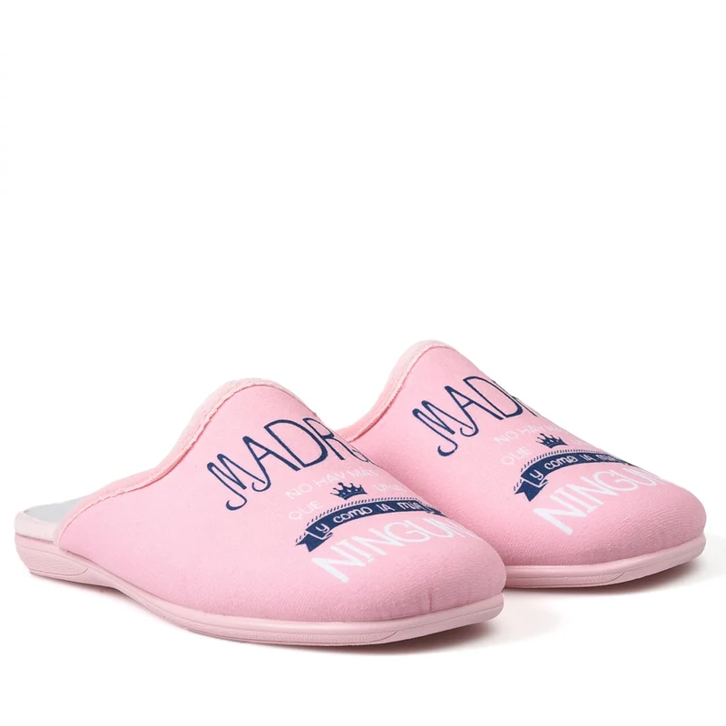 Zapatillas de Casa Natalia Gil Madre 5011 Rosa