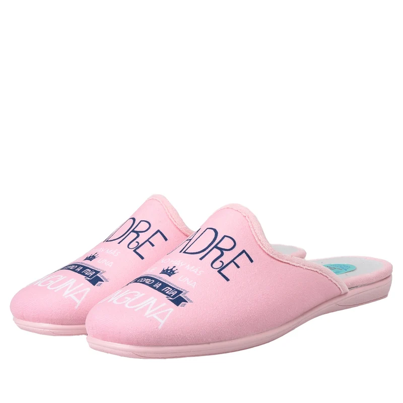 Zapatillas de Casa Natalia Gil Madre 5011 Rosa