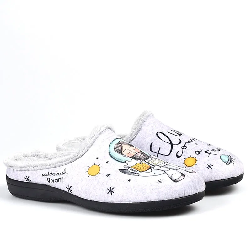 Zapatillas de Casa Vivant Universo 232300 Gris