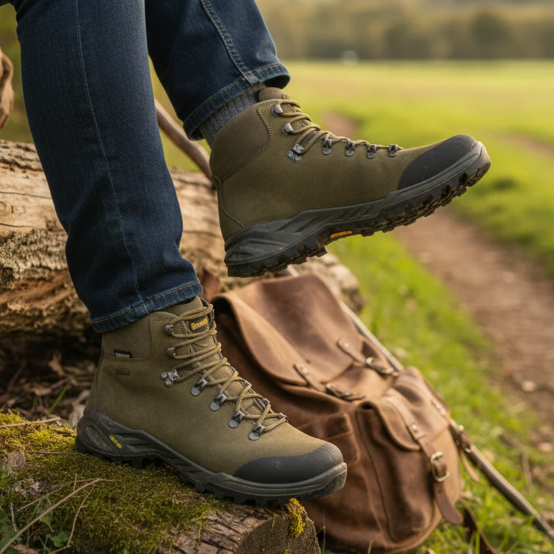 Botas de montaña y caza Hombre Bestard Terrier Gore-Tex Verde