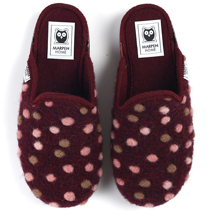 Zapatillas de Casa Marpen Slippers Lunares 412IV23 Burdeos