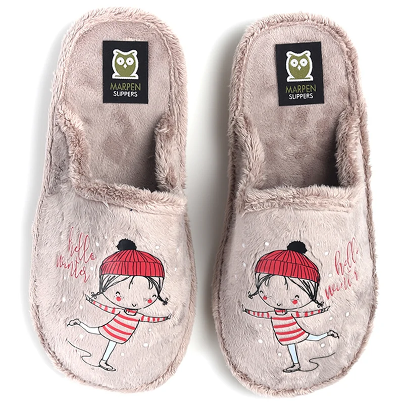 Zapatillas de Casa Marpen Slippers Niña Gorro 3001IV23 Beig