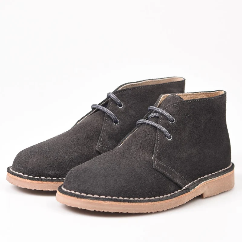 Botas Pisamierdas Infantil Gris Cordón