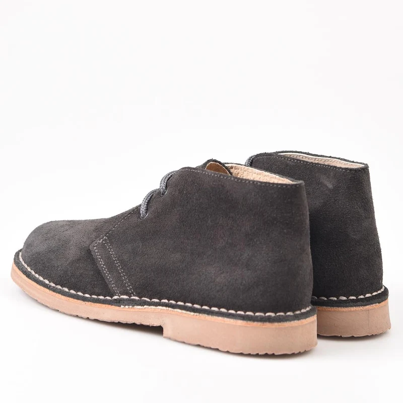 Botas Pisamierdas Infantil Gris Cordón