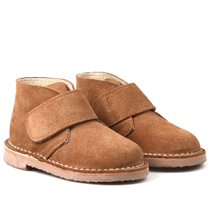 Botas Pisamierdas Infantil Camel Velcro