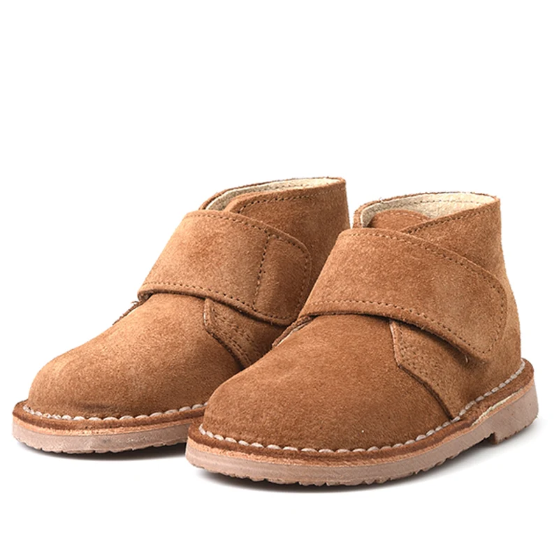 Botas Pisamierdas Infantil Camel Velcro