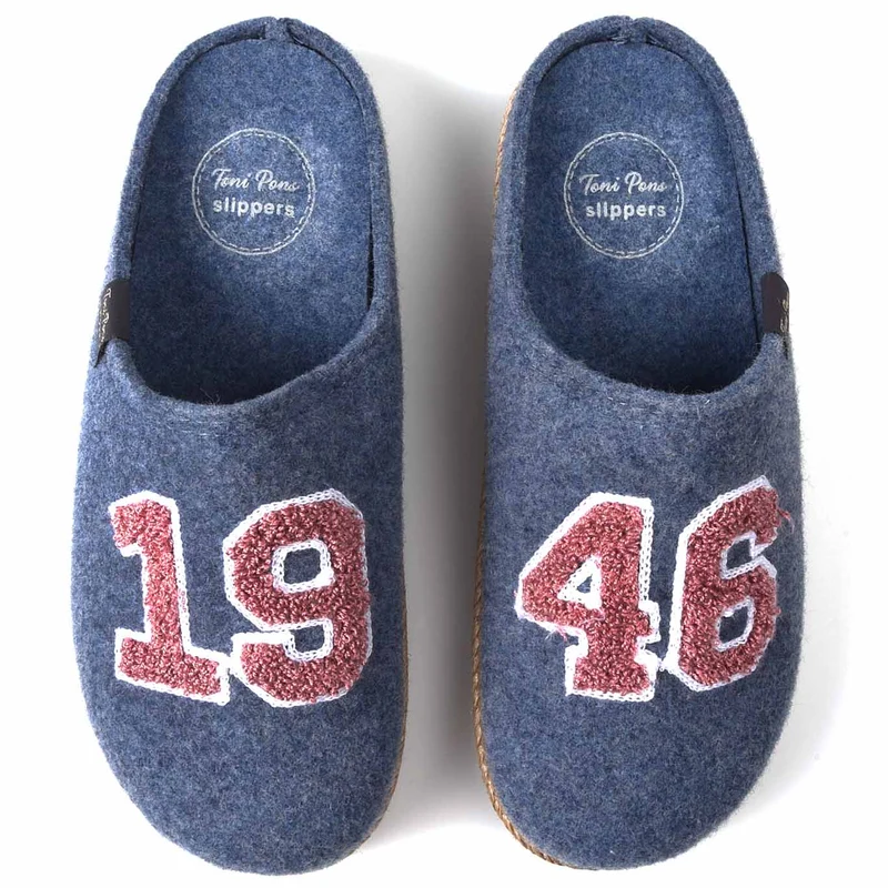 Zapatillas de Casa Toni Pons Deli-Ef 1946 Azul