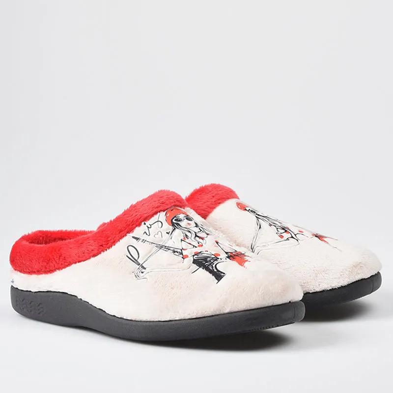 Zapatillas de Casa Flossy París 26-96 Crudo