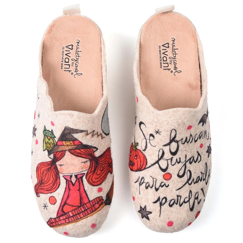 Zapatillas de Casa Vivant Bruja 212735 Beig
