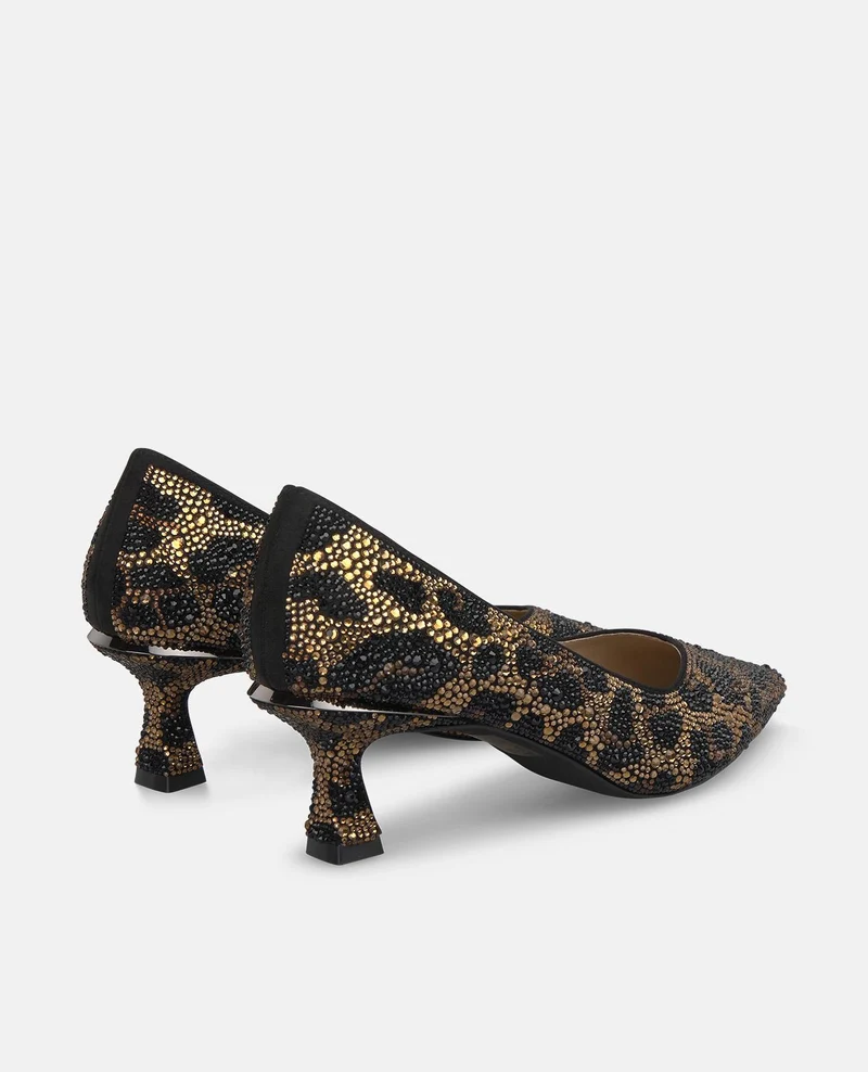 ZAPATO ESTAMPADO PEDRERÍA