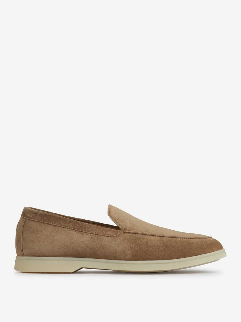 Zapatos Mocasines Ante
