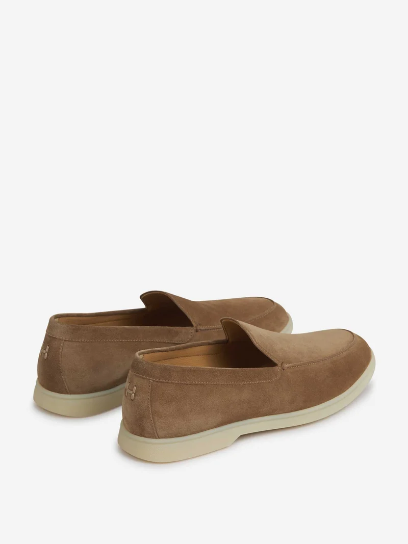 Zapatos Mocasines Ante