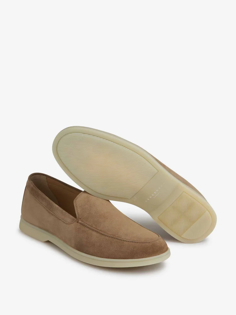 Zapatos Mocasines Ante
