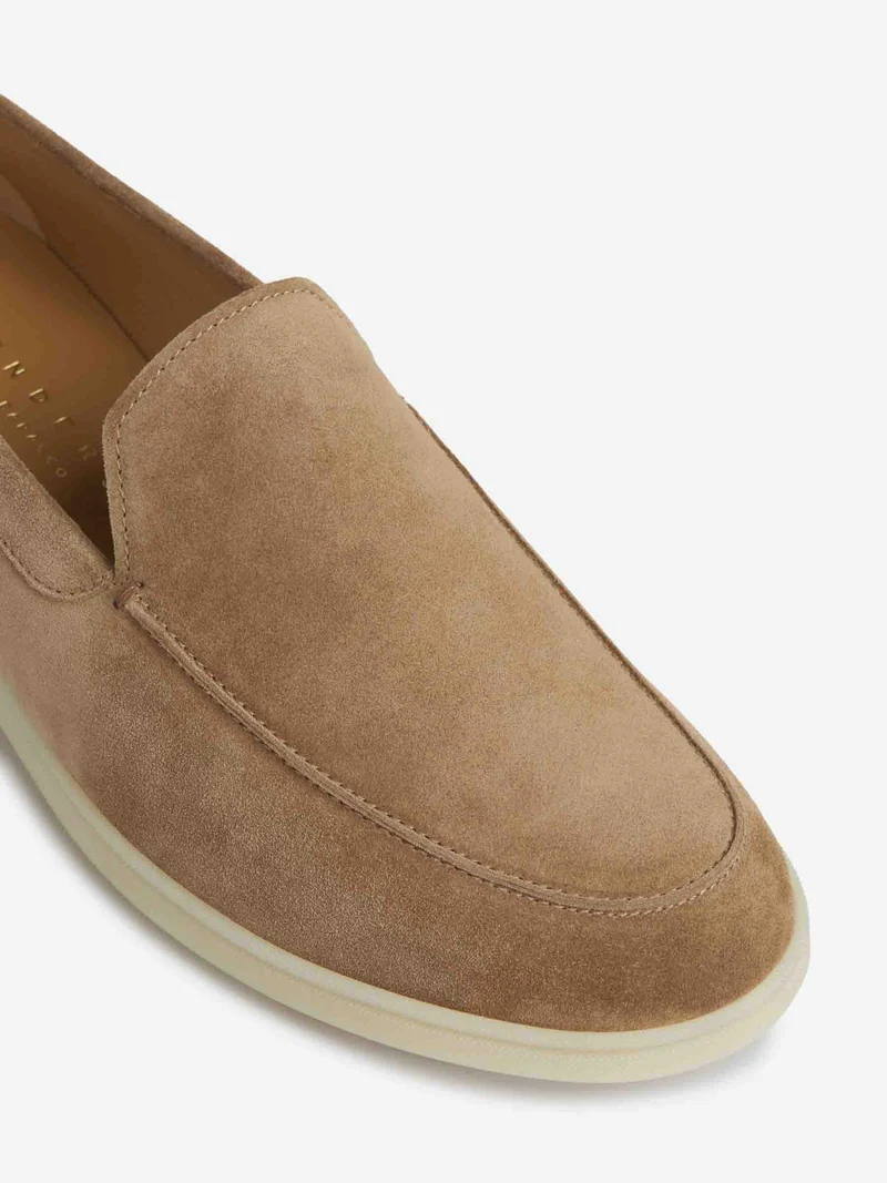 Zapatos Mocasines Ante