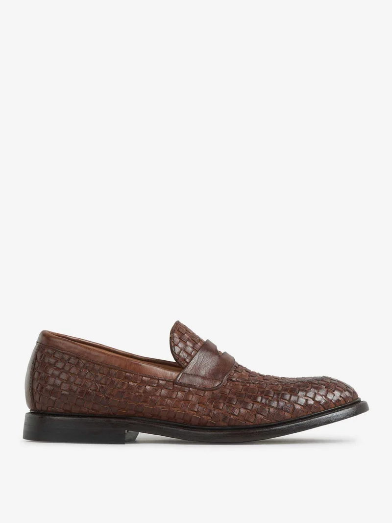 Mocasines Trenzados Piel