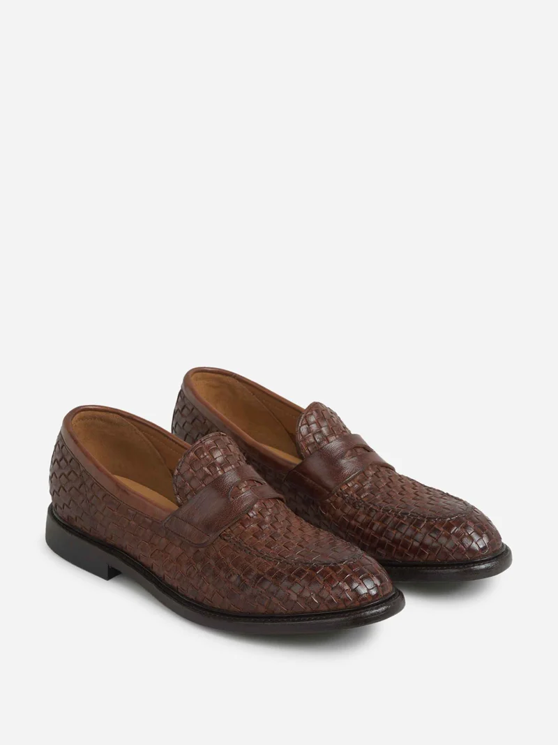 Mocasines Trenzados Piel