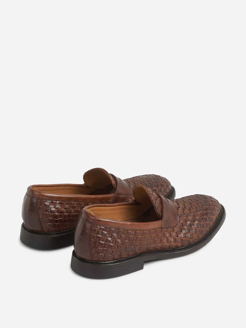 Mocasines Trenzados Piel