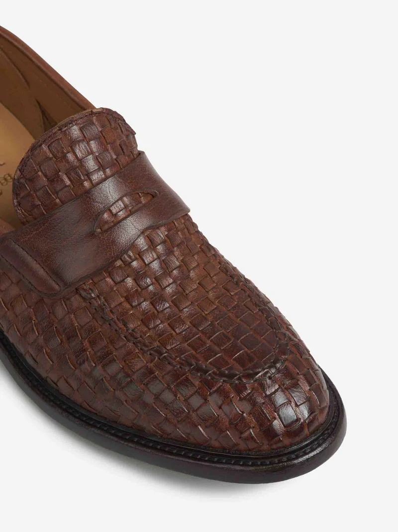 Mocasines Trenzados Piel