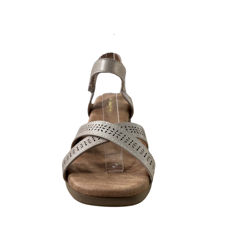 MUJER SANDALIA TACON NEREA BEIGE