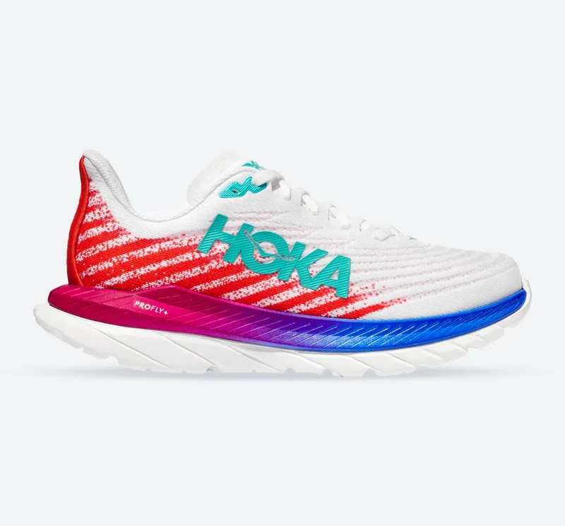 Zapatillas de running Hoka Mach 5 Profly de corte ancho para mujer