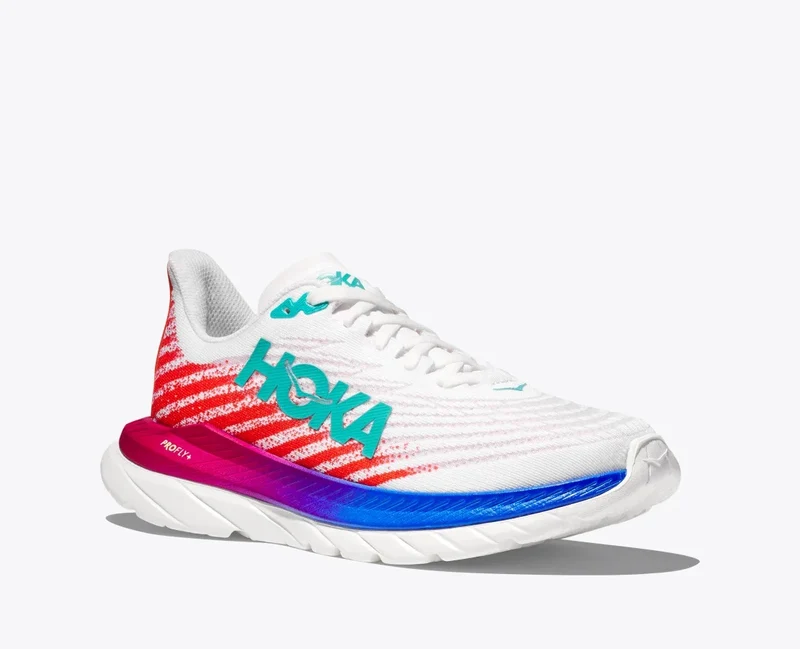 Zapatillas de running Hoka Mach 5 Profly de corte ancho para mujer