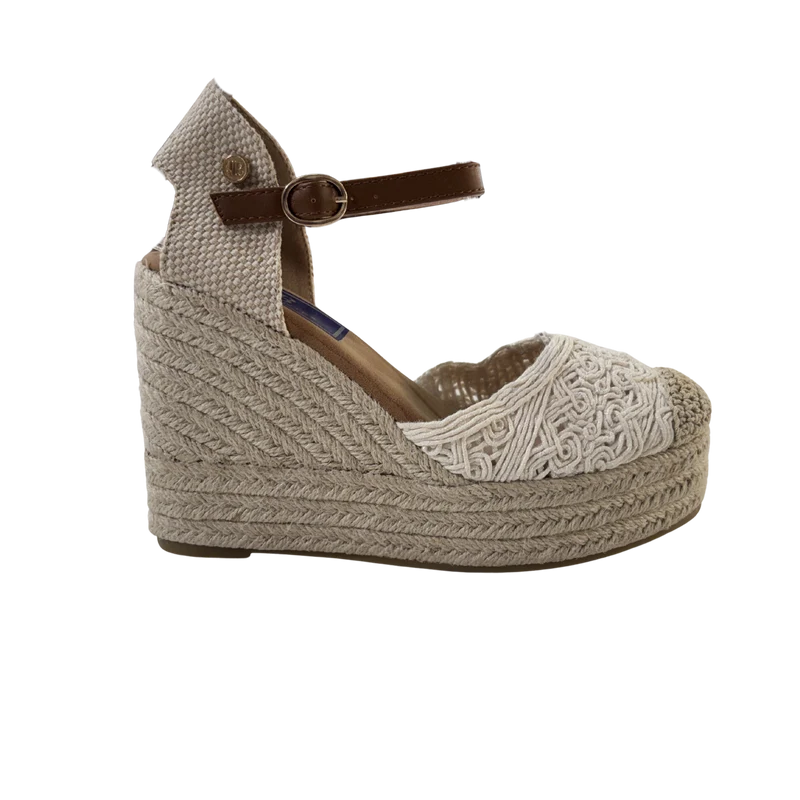 MUJER ESPARTO MARINERO BEIGE JULIA