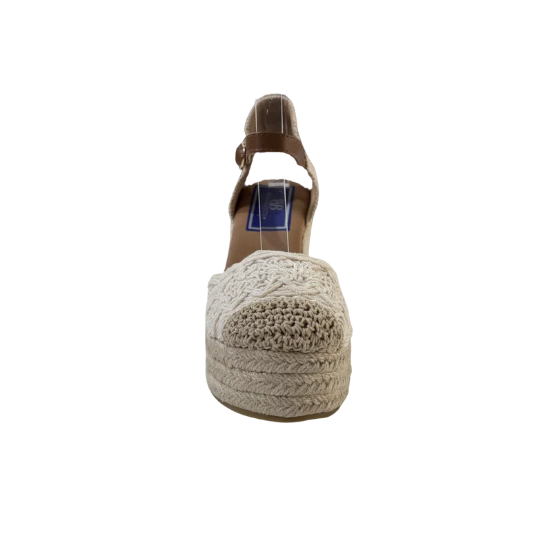 MUJER ESPARTO MARINERO BEIGE JULIA