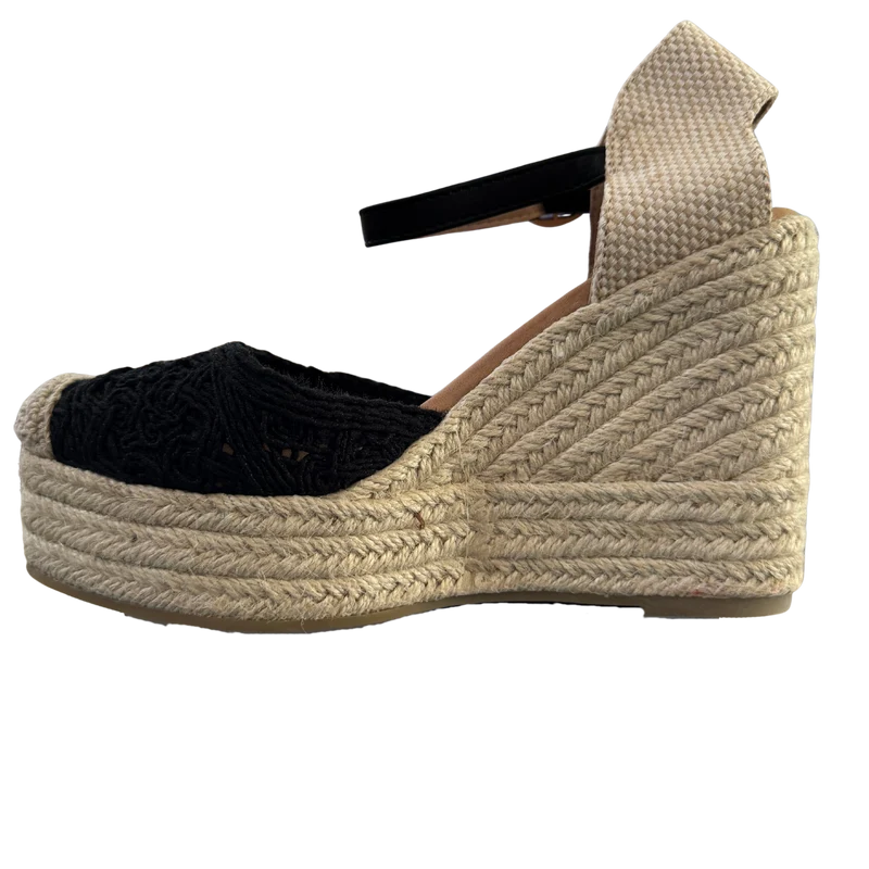 MUJER ESPARTO MARINERO NEGRO JULIA