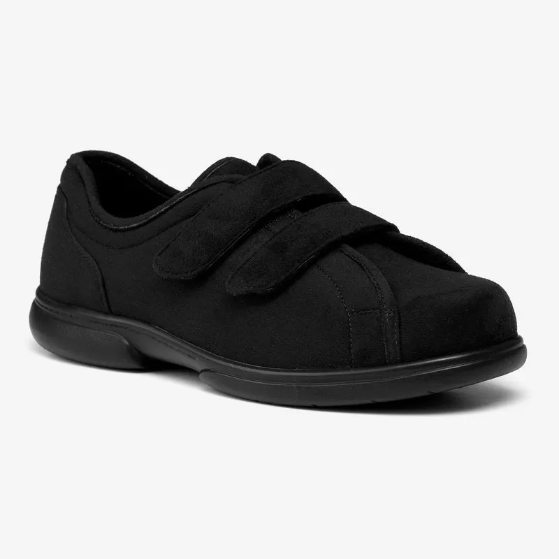 Pantuflas con velcro Tredd Well Stanley de corte ancho para hombre