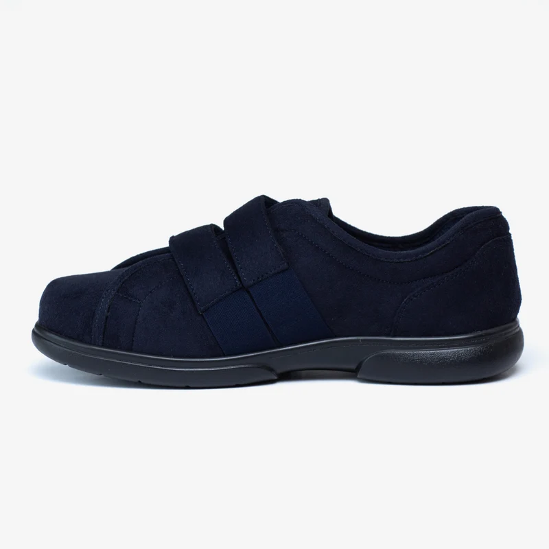 Pantuflas con velcro Tredd Well Stanley de corte ancho para hombre