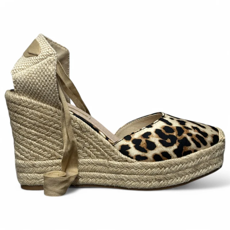 Alpargatas Corina Cuña Leopardo M5382 Leopardo