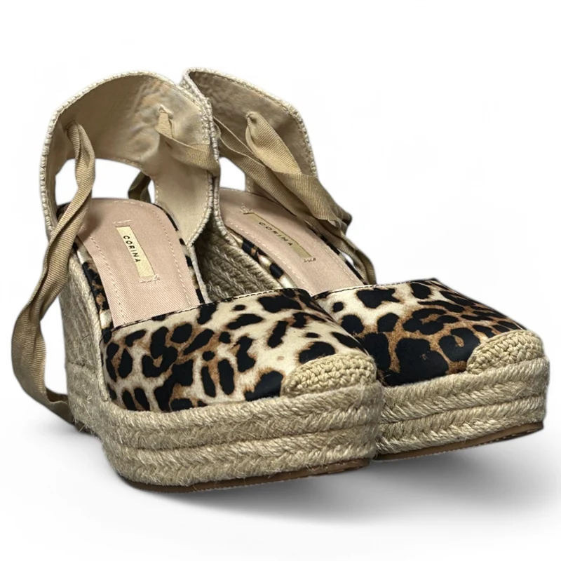 Alpargatas Corina Cuña Leopardo M5382 Leopardo
