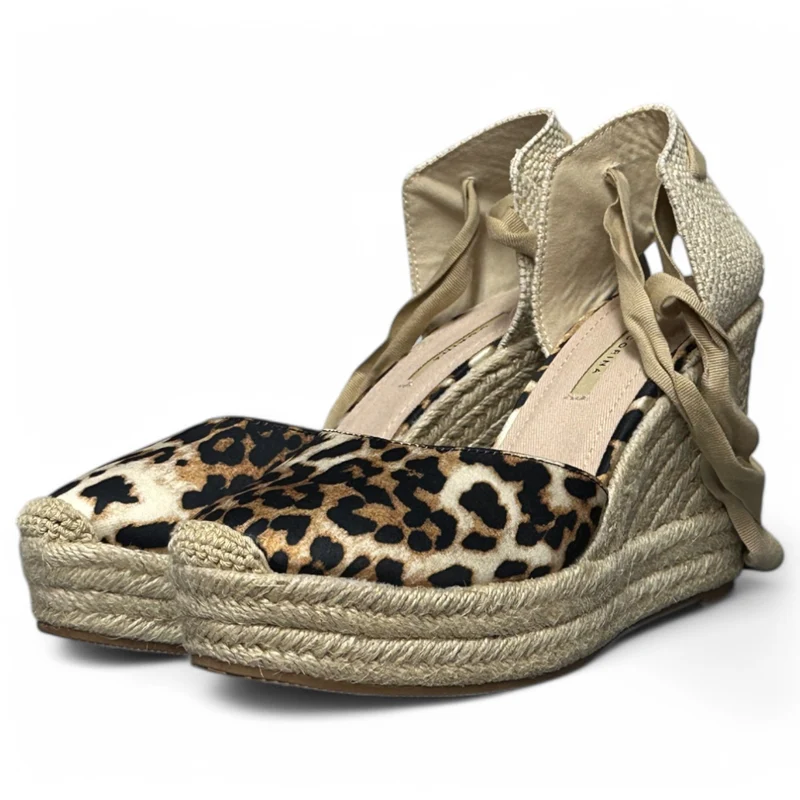 Alpargatas Corina Cuña Leopardo M5382 Leopardo