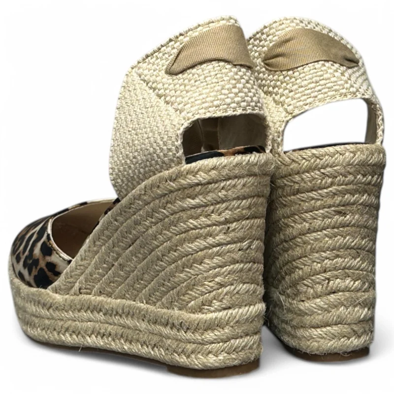Alpargatas Corina Cuña Leopardo M5382 Leopardo